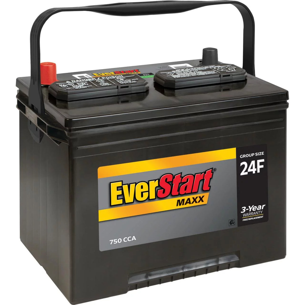 Group Size 24F 12 Volt 750 CCA Lead Acid Automotive Battery A11236