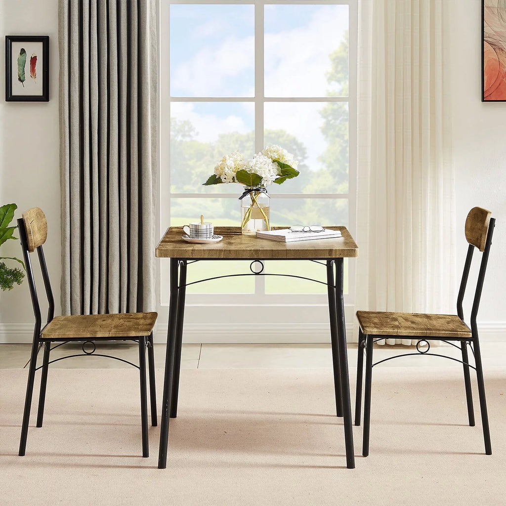 Wood Dining Table and 2 Chairs T85357
