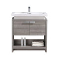 32 in. Ash Gray Bathroom Vanity F9828