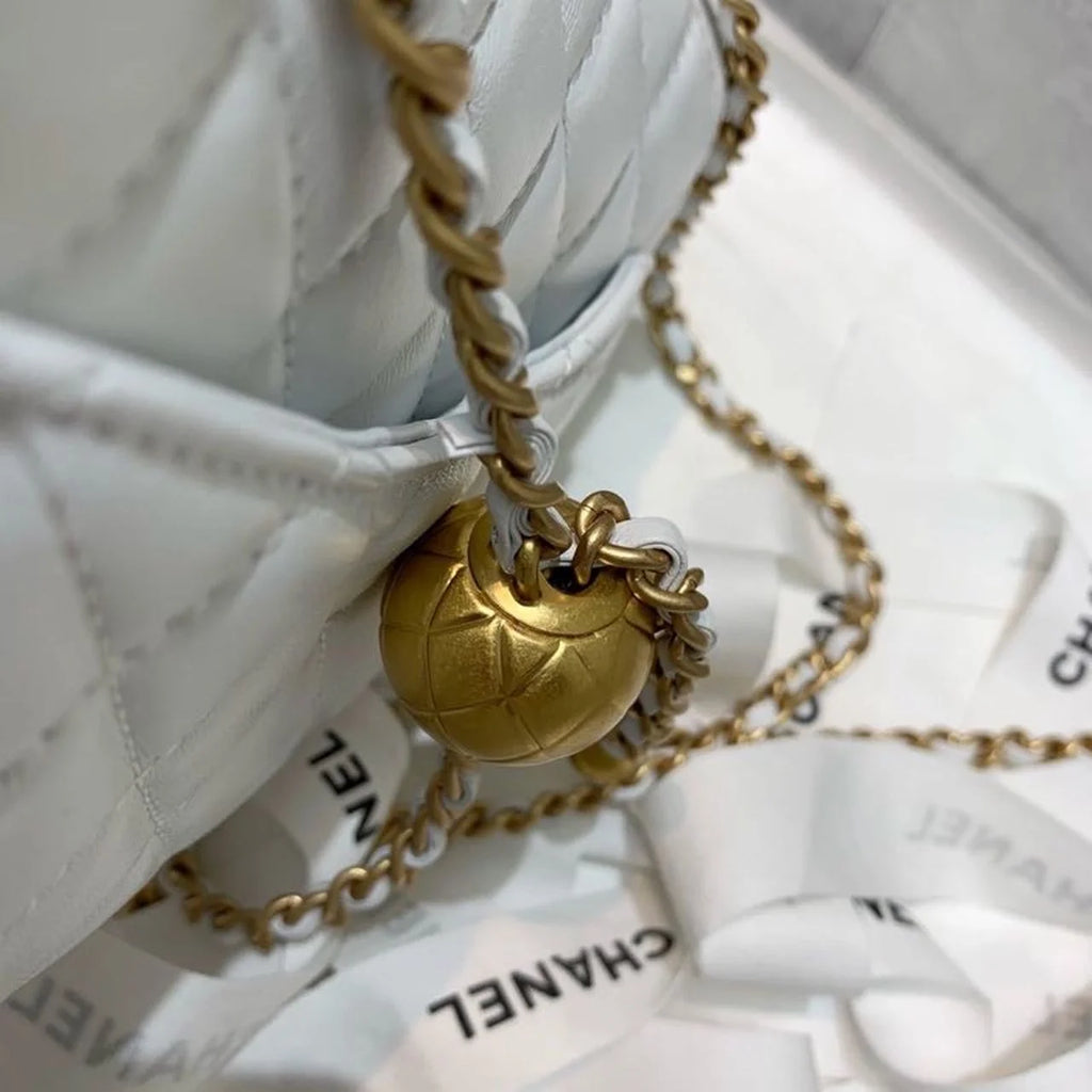 White Mini Flap Bag Z4848