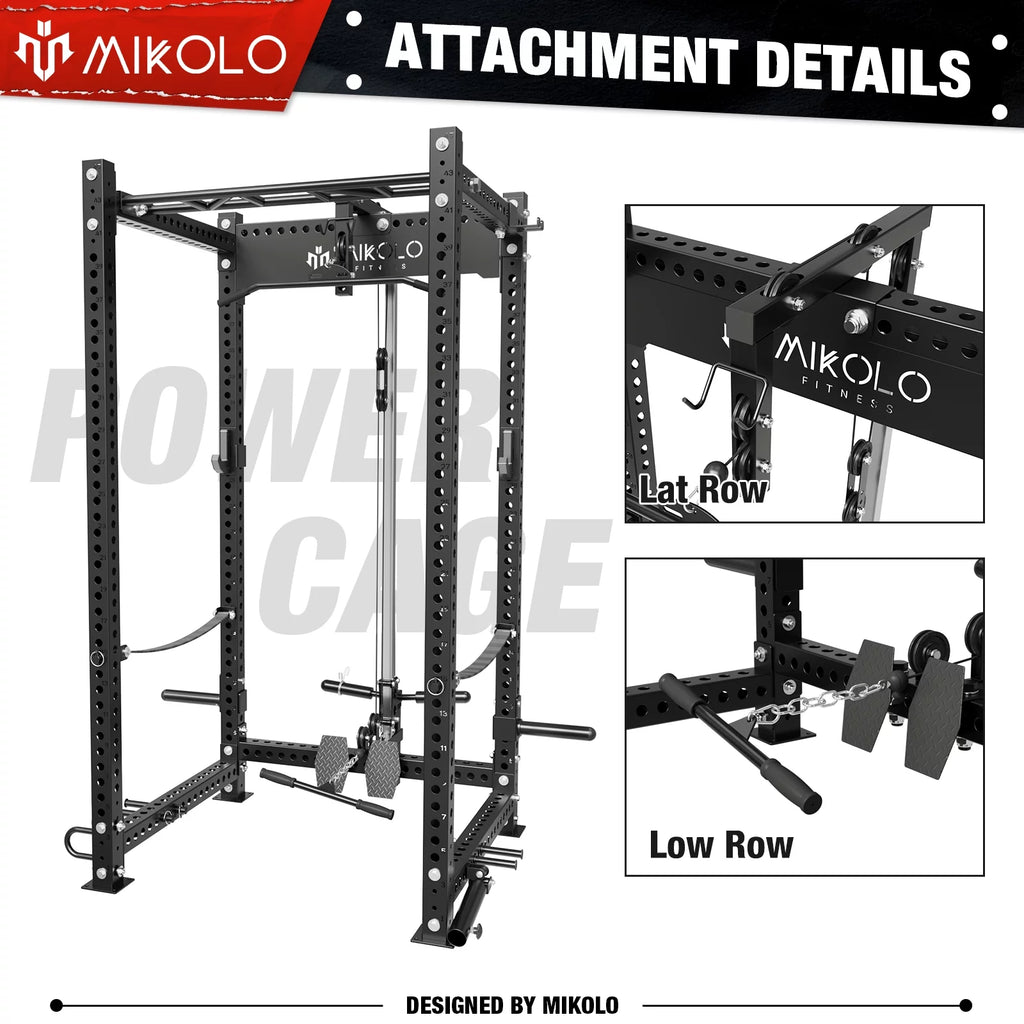 LAT Pull-Down for 3" x 3" Power Cage Rack Attachments W91148