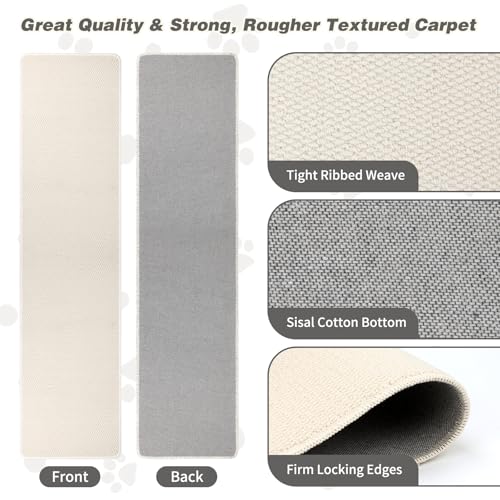 71x15.8 Thickened Cat Wall Climbing Carpet with 16 Fixed Nails C68036