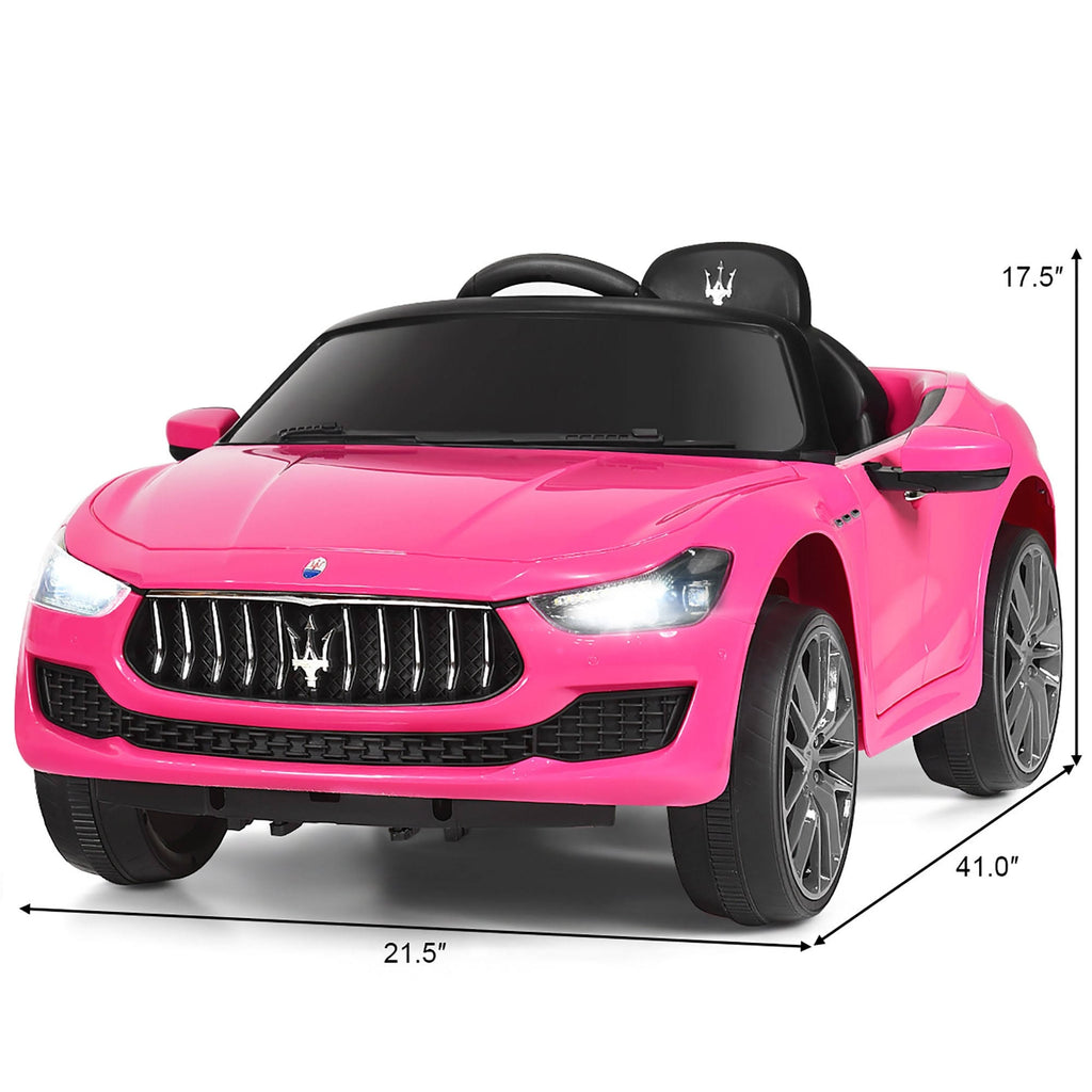 12V Kids Ride on Car with RC Remote Control Black F832