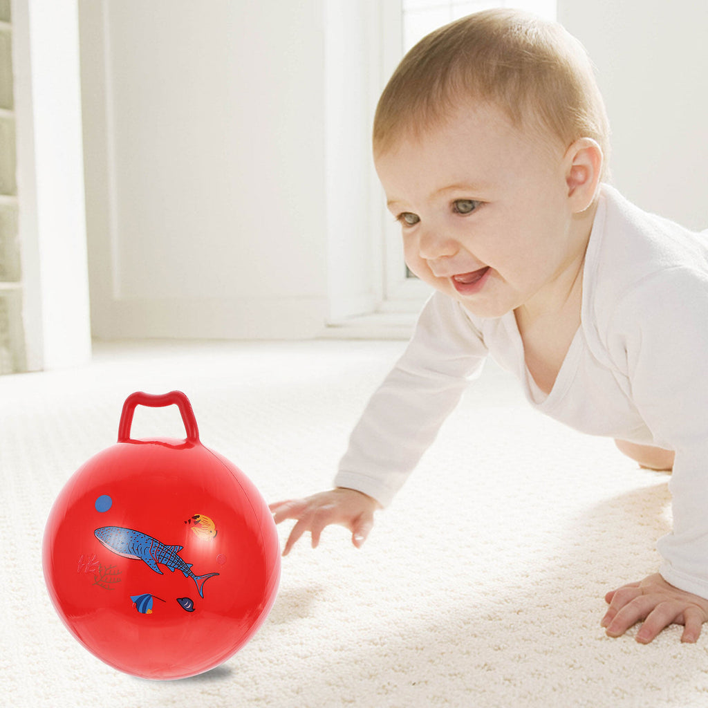 3Pcs Inflatable Hopper Balls with Handle R860361