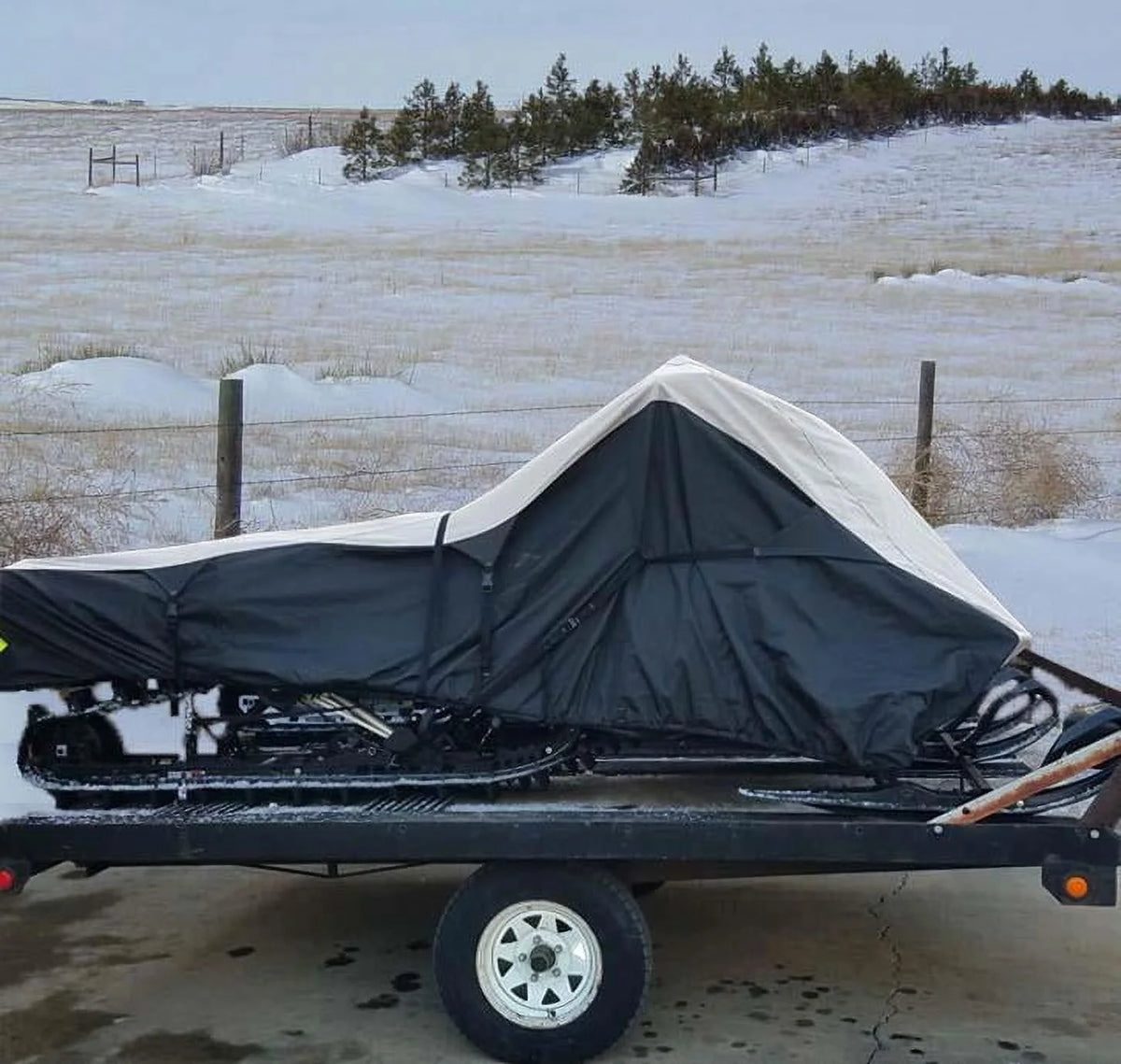 600D Snowmobile Travel and Storage Cover S3306