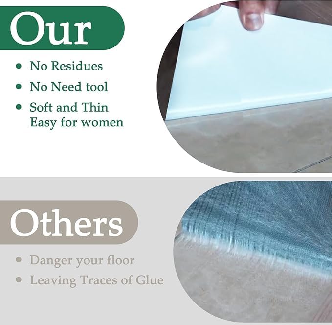 Waterproof Peel and Stick Vinyl Floor Tile, 36 Pack 54 Sq.Ft Wood Plank, 36" x 6" Dustgray V974