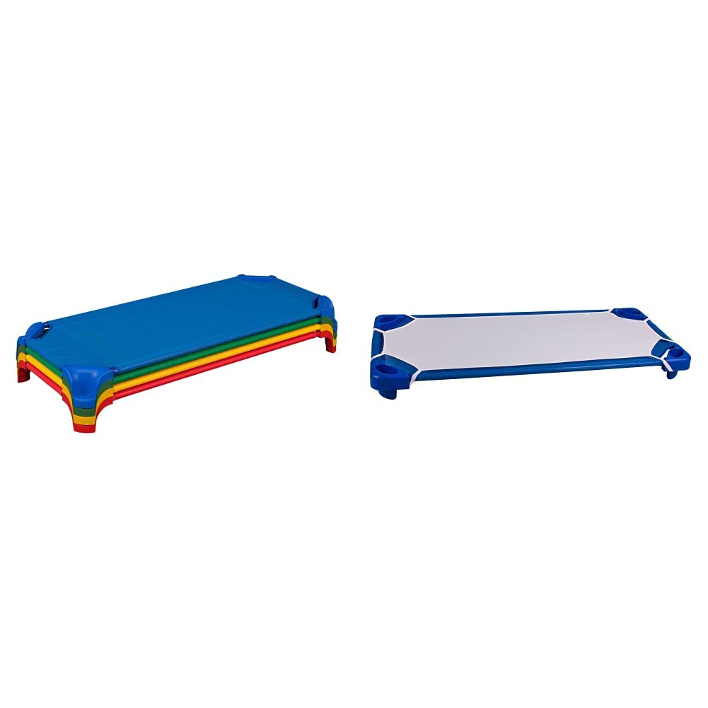 Stackable Daycare Cot with Easy Lift Corners (Pack of 4) E4901