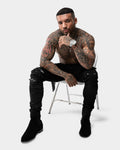 Black/White Bandana Jean D1737