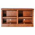 Mission TV Cart with Open Shelves Merlot Oak, 72 in. O6734