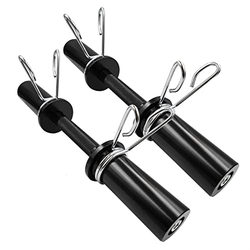 16" Olympic Dumbbell Handles, 150LBS Weight Capacity, 2 Pair Spring Collars Y84488