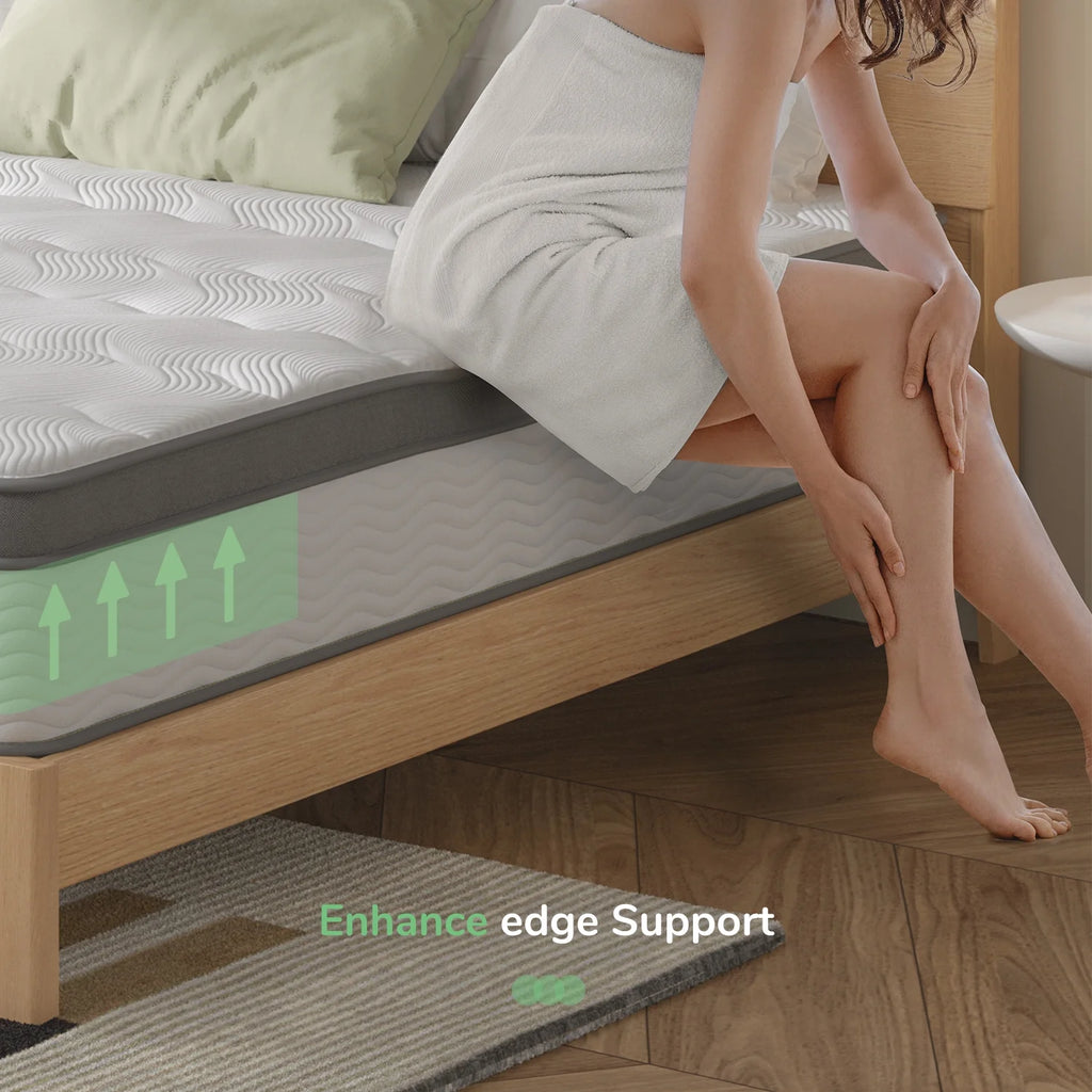 10 Memory Foam Pocket Spring Hybrid Mattress R5713
