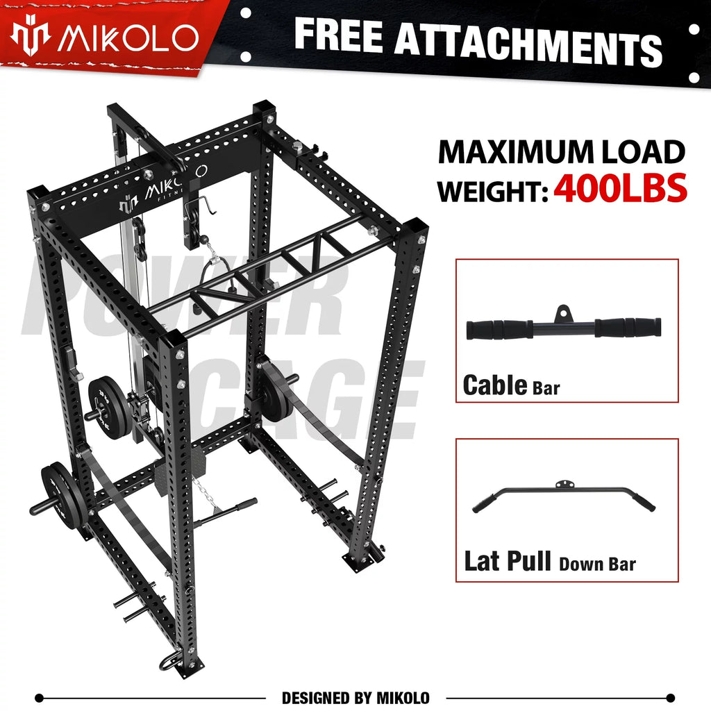 LAT Pull-Down for 3" x 3" Power Cage Rack Attachments W91148
