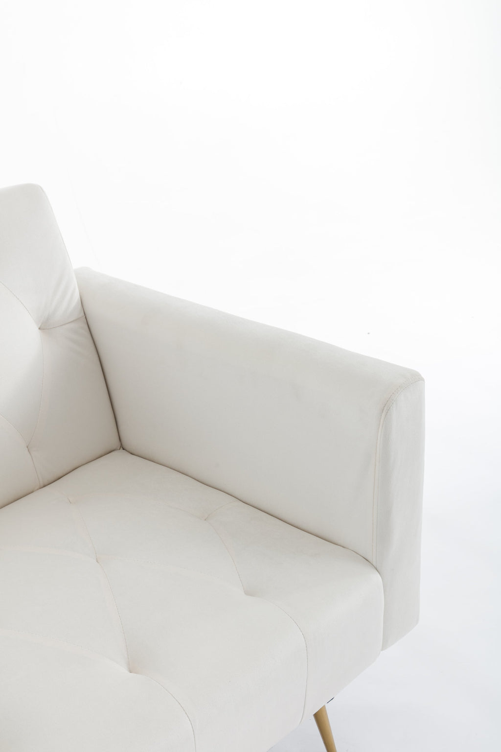 Beige Convertible Sofa Bed I491