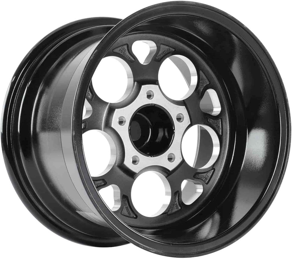 Gloss Black 15” x 10” Wheel with Center Cap I823