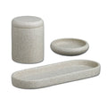 Soap Dish Accessory Jar Amenity Tray Set of 3 V74218