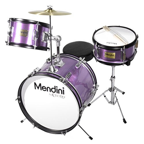 3 Piece 16 inch Kids Drum Set with Snare Cymbal Drumsticks N46767