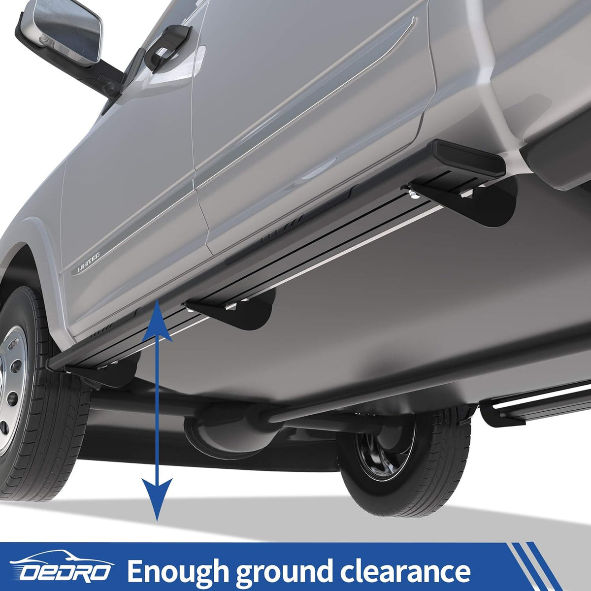 Running Boards Compatible with Silverado/Sierra 1500 2500/3500 Double & Extd Cab A6414