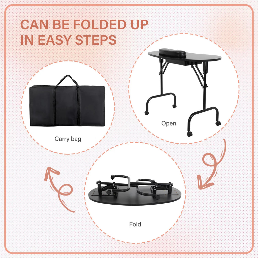 Portable Manicure Table with Drawers I3921