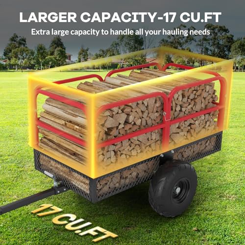 Heavy Duty Steel Dump Cart with 1700-Pound Capacity S6521