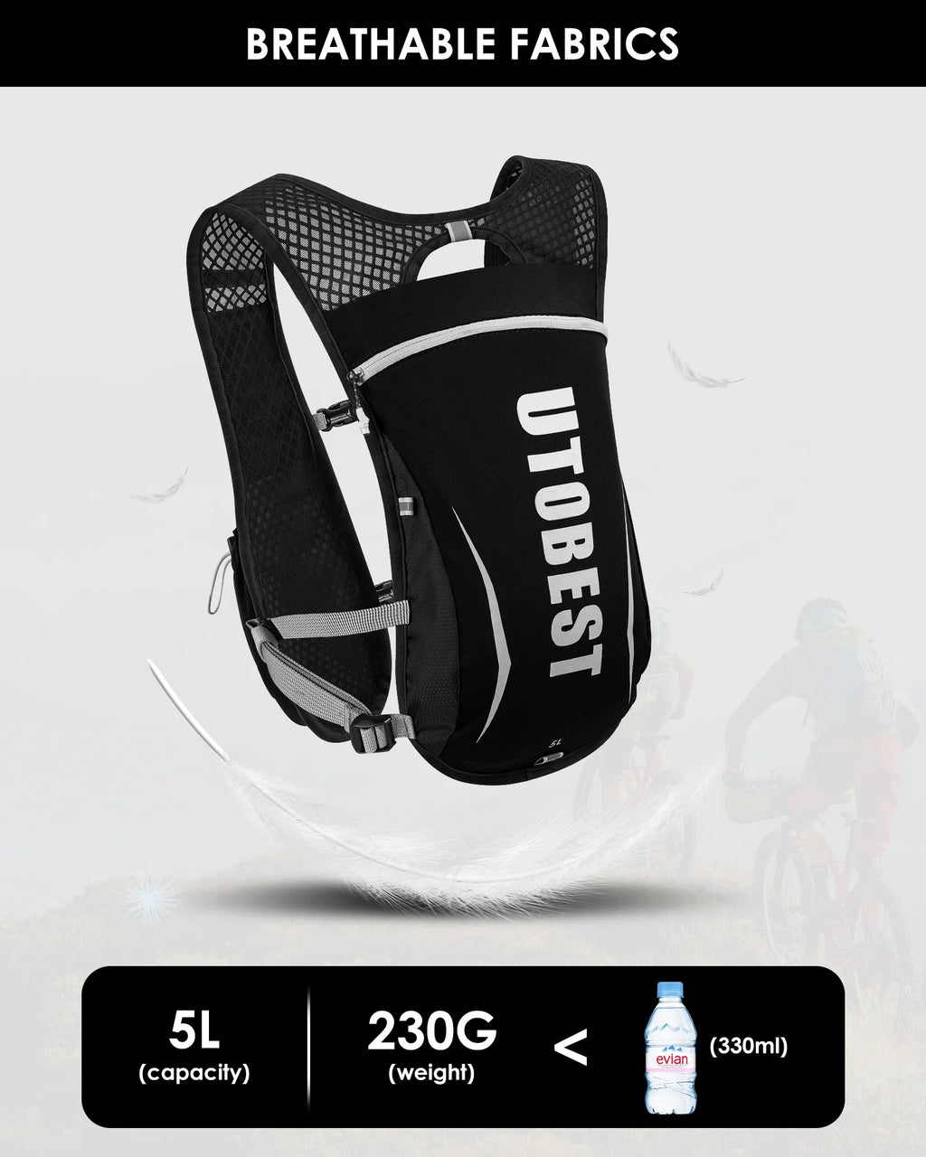 Running Backpacks Hydration Pack Running Vest 5L I603