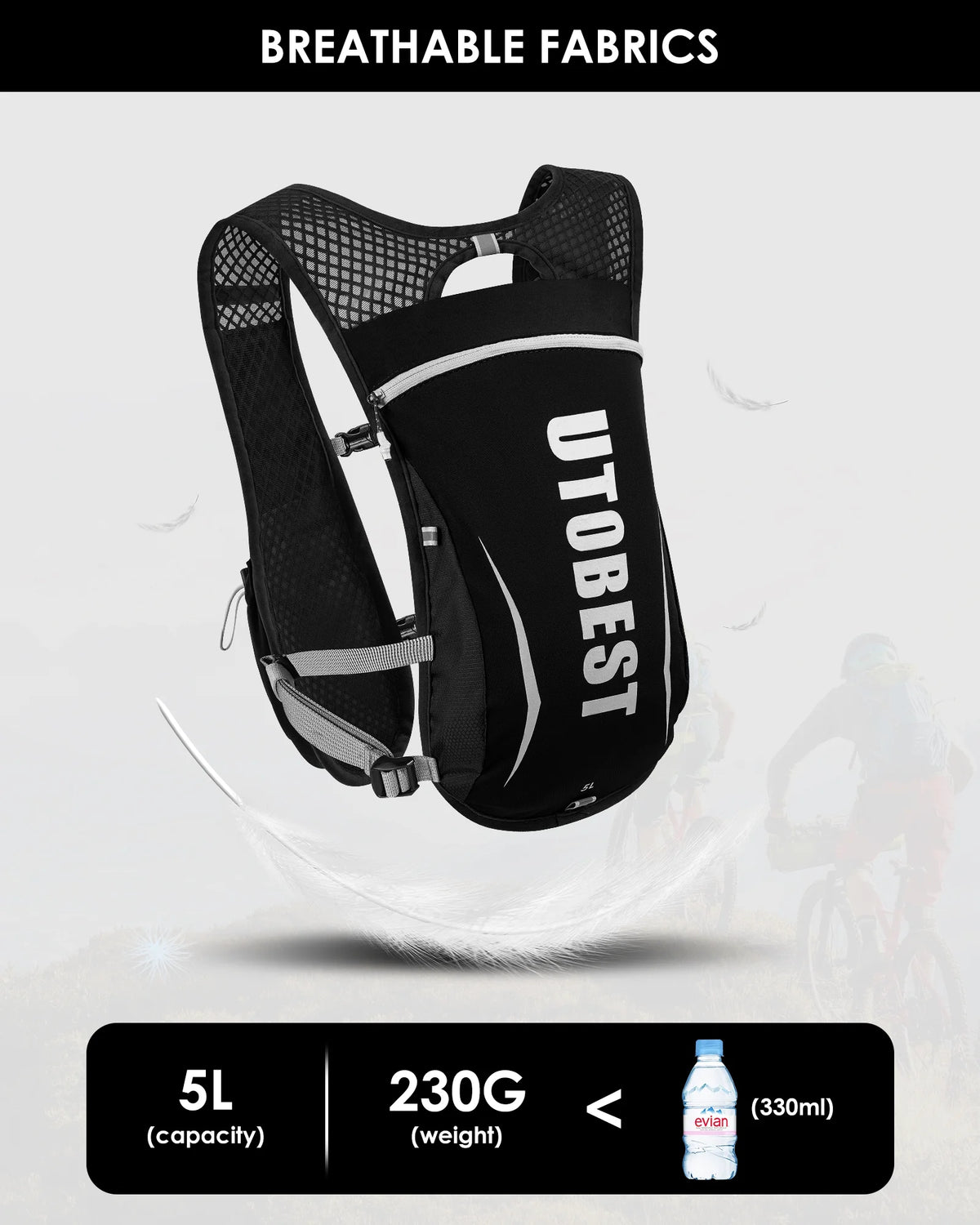 Running Backpacks Hydration Pack Running Vest 5L I603