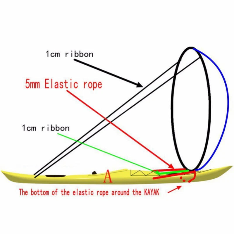 Inflatable Rowing Sails Folding Boat Accessories V20920