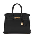 Black Leather Handbag D63630