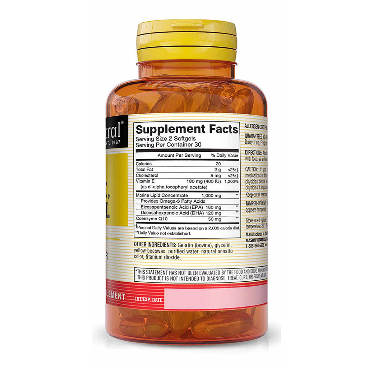 3 Pack Co Q10 Vit E & Fish Oil Soft Gels H7666