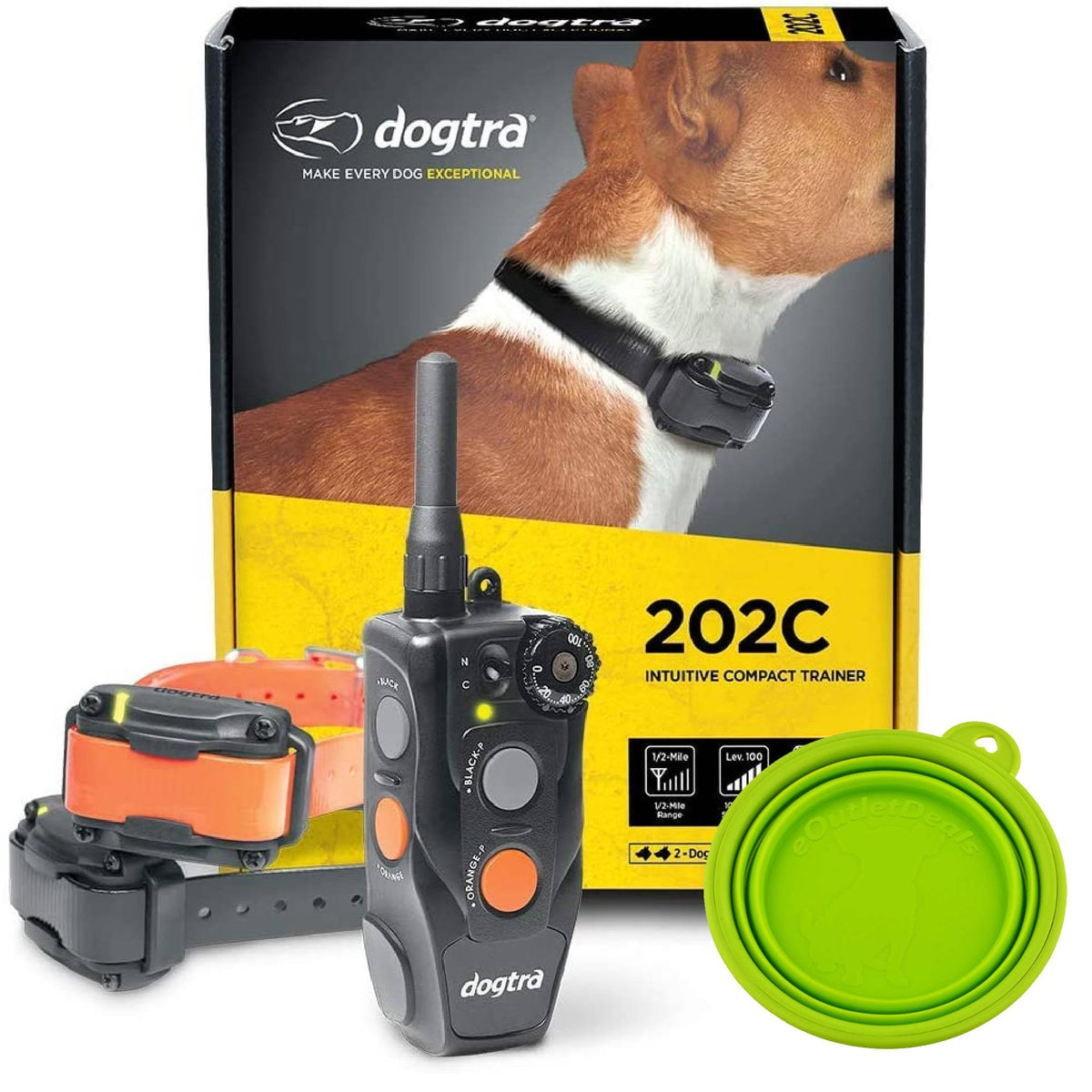 Rechargeable Waterproof Dog Training Collar System with Remote O312