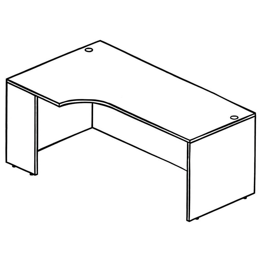 71" Left Corner Credenza C400984