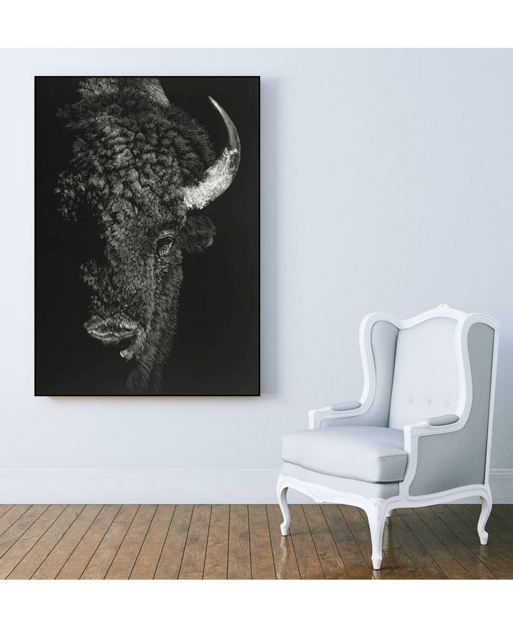 Framed Canvas Art Block - Tan P503629