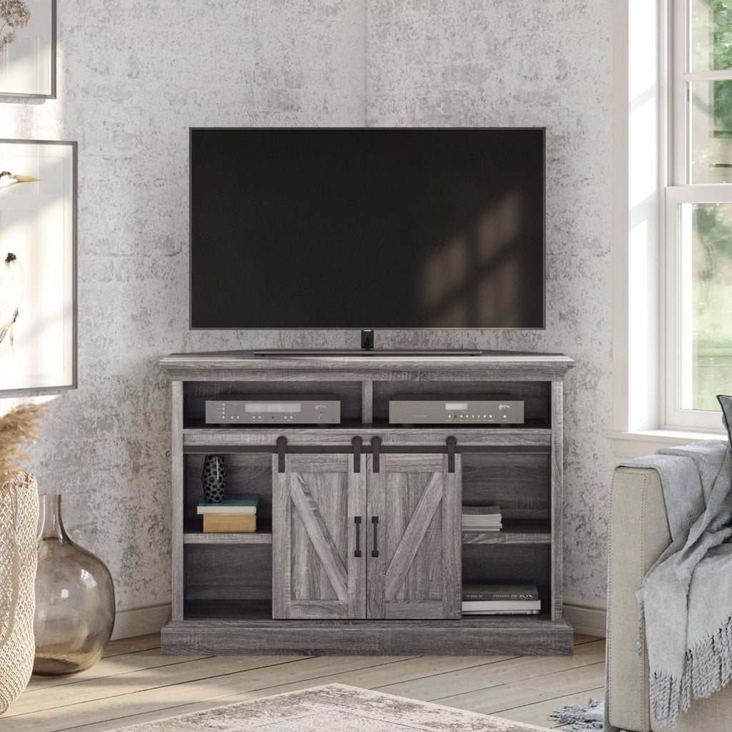 Brown Corner TV Stand V7865