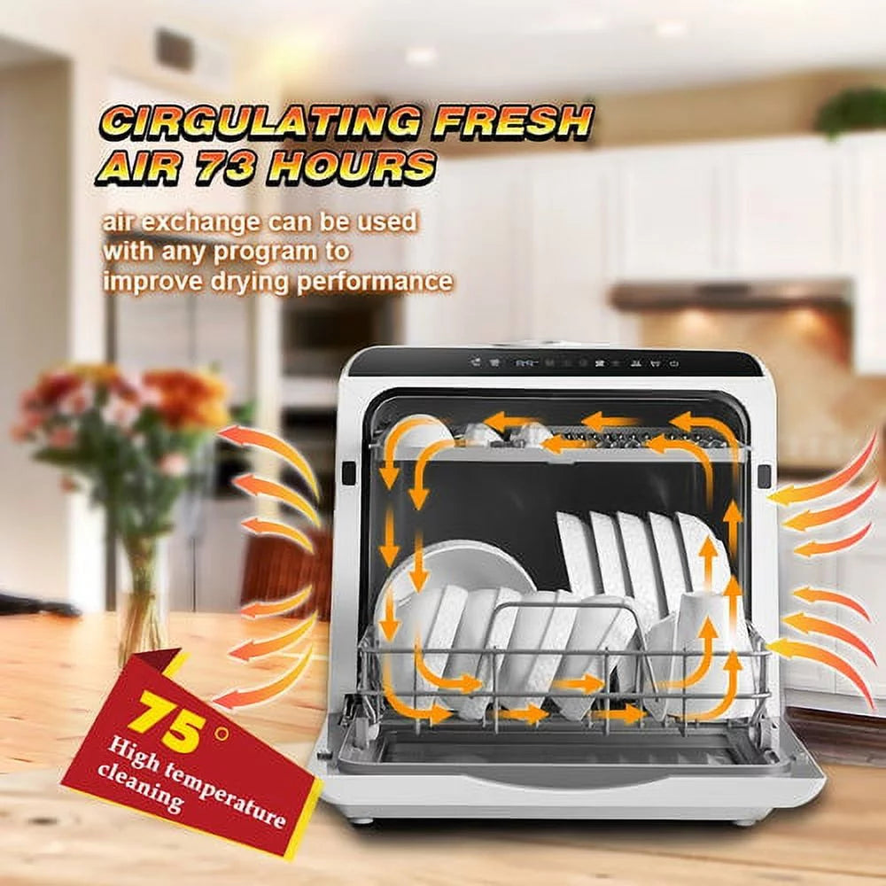 Portable Countertop Dishwasher with Fruit & Vegetable Basket H83593