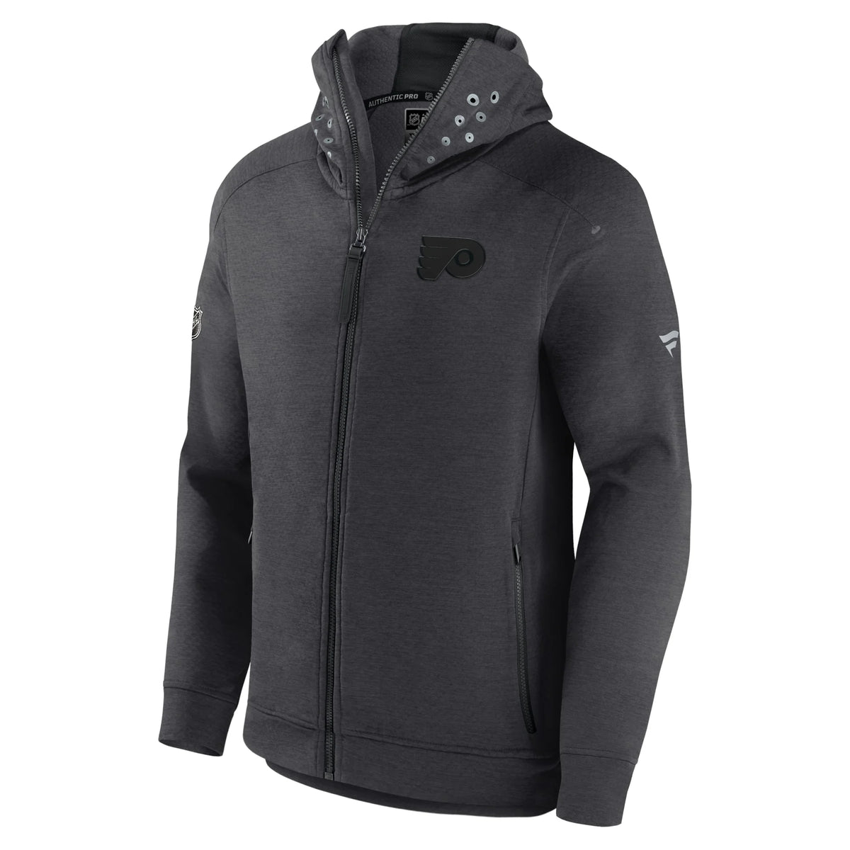 Heather Charcoal Full-Zip Hoodie Jacket J771669