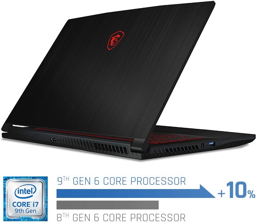 15.6" Gaming Laptop Intel Core i7 NVIDIA GeForce GTX1650 16GB 512GB NVMe SSD L8007