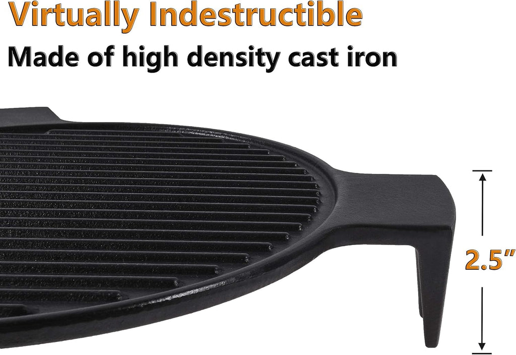 Cast Iron Plate Setter for 18 Inches Diameter Cooking Grills L399539