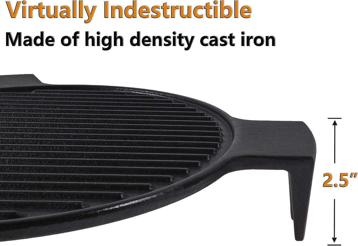 Cast Iron Plate Setter for 18 Inches Diameter Cooking Grills L399539