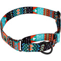 Martingale Dog Collar Nylon Tribal Pattern Adjustable Heavy Duty M374