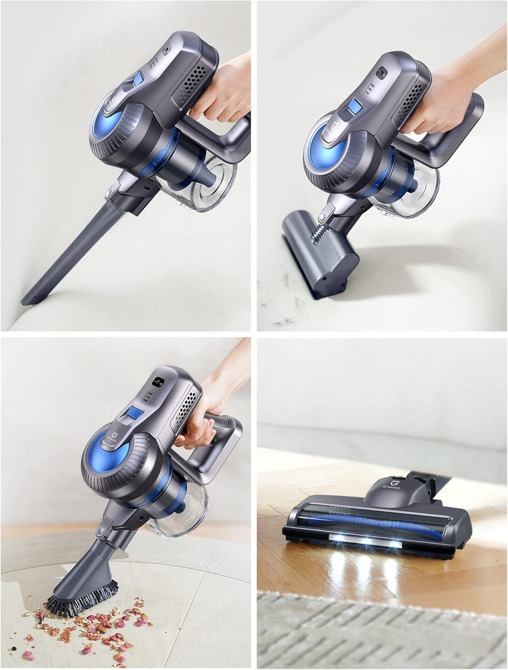 Cordless Stick Vacuum Cleaner 4 in 1 23000PA 200W V595