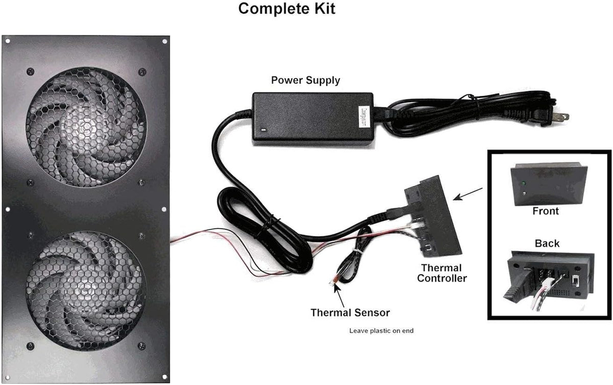 120mm AV Cabinet Cooler with Fans A836