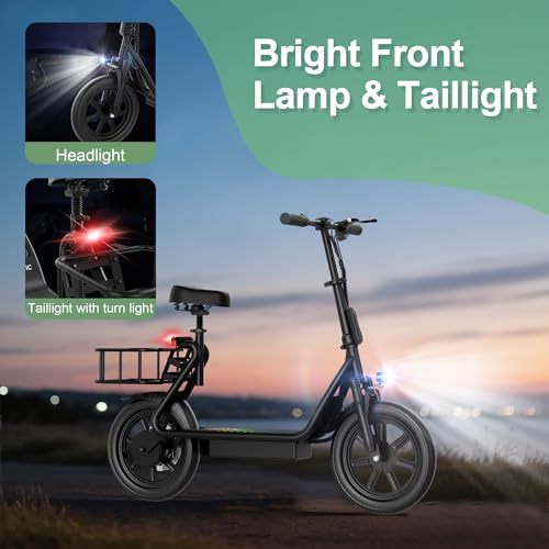 Electric Scooter with Folding Dual Braking Dual Suspension D44761