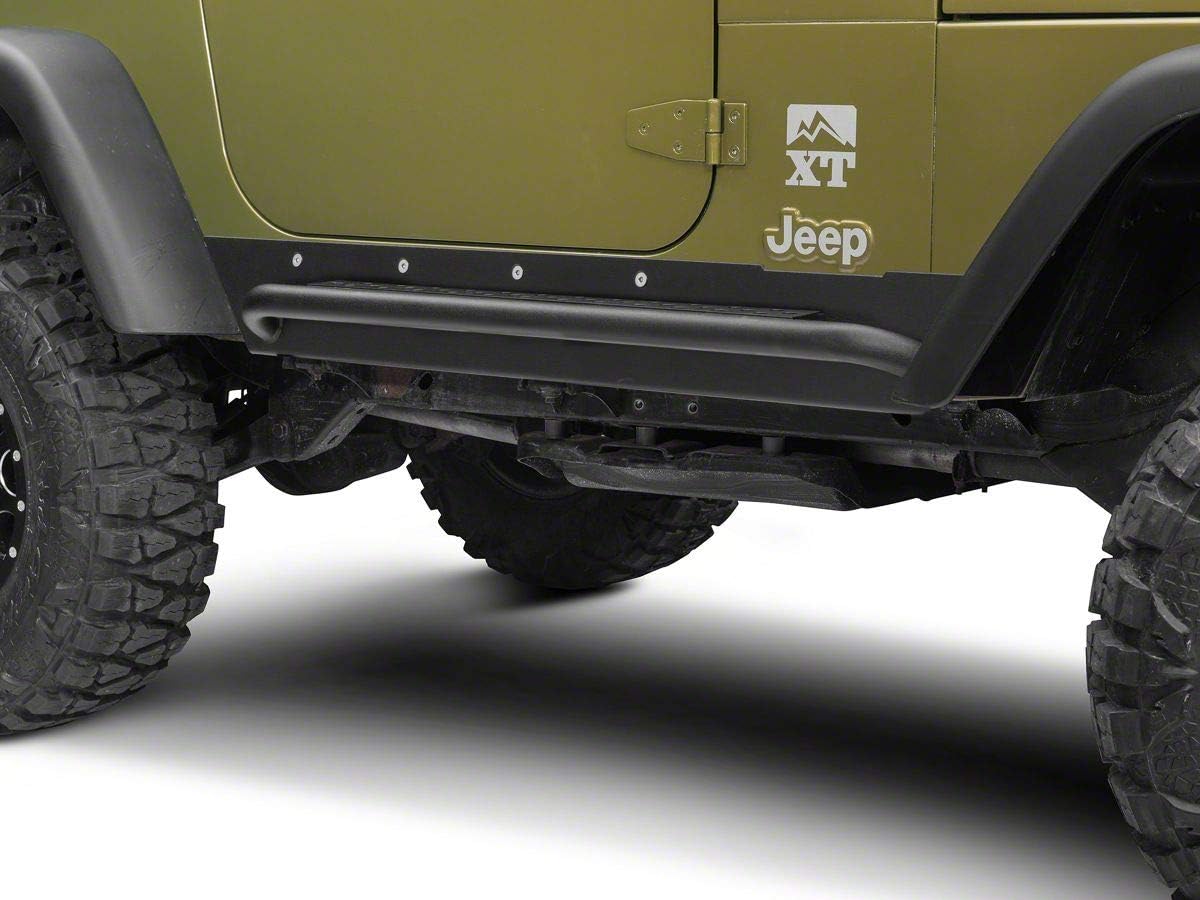 Rocker Guards with Steps Compatible with 97-06 Jeep Wrangler TJ Z351237