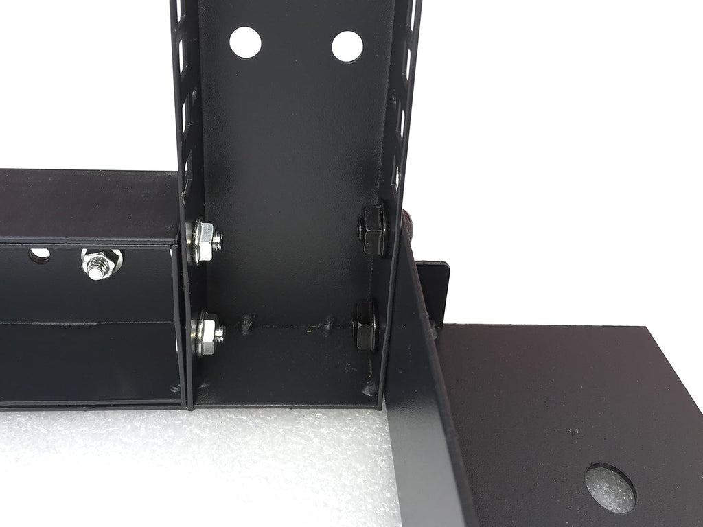 18U 4 Post Open Frame 19 inch Network Server Rack Adjustable Depth E246803