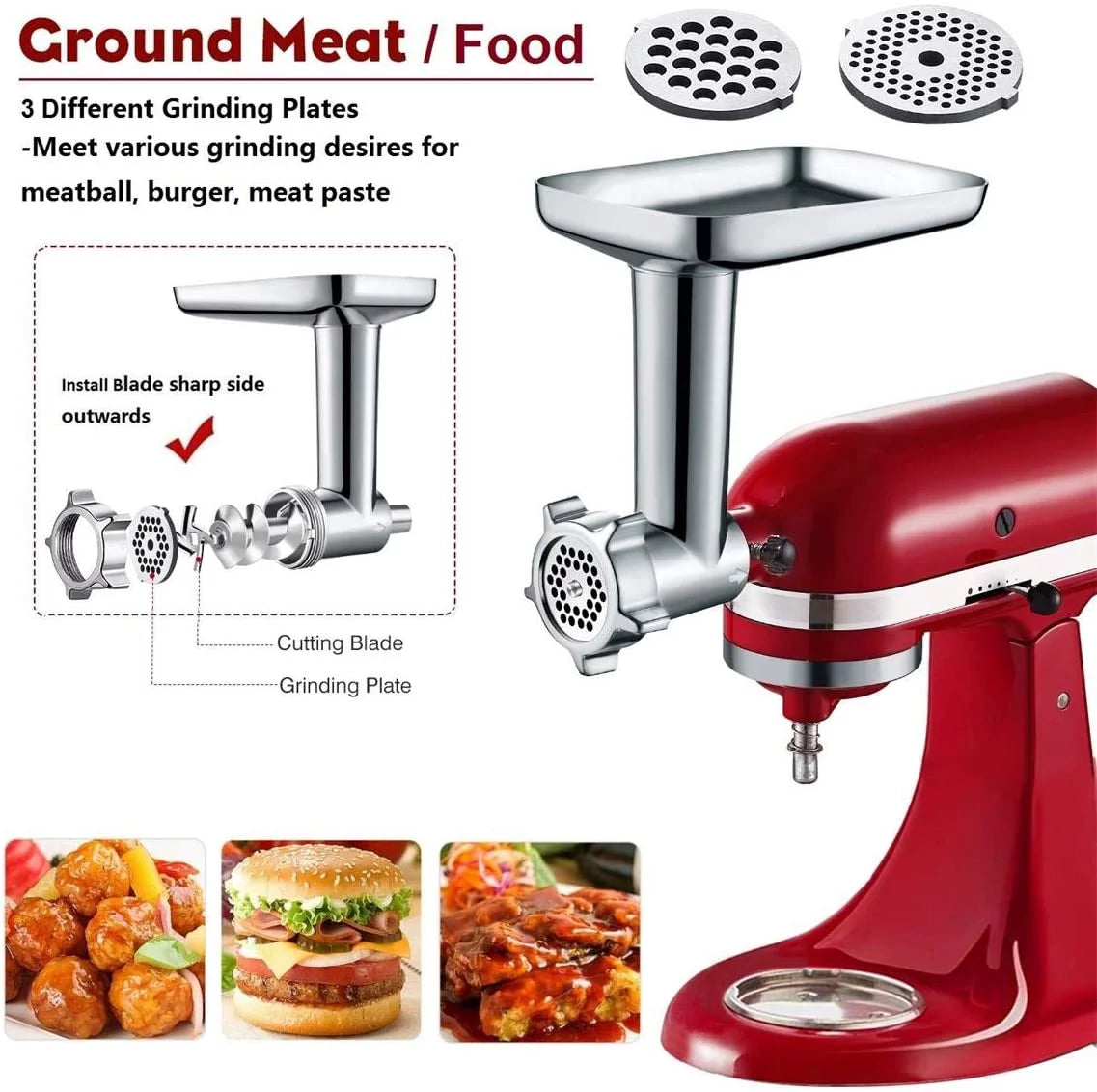 Kitchen Food Grinder Attachment H63802