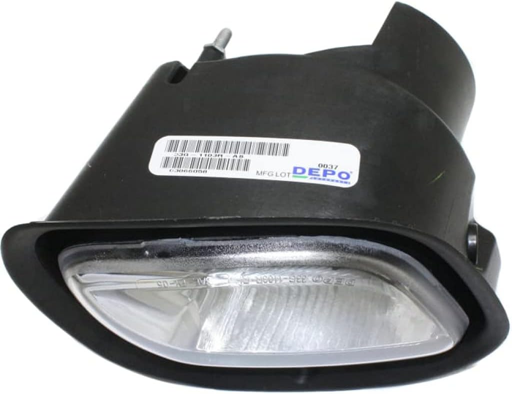 Fog Light Assembly for Freightliner Cascadia 2008-2016 Passenger Side with Daytime Running Light Pack of 2 C6433