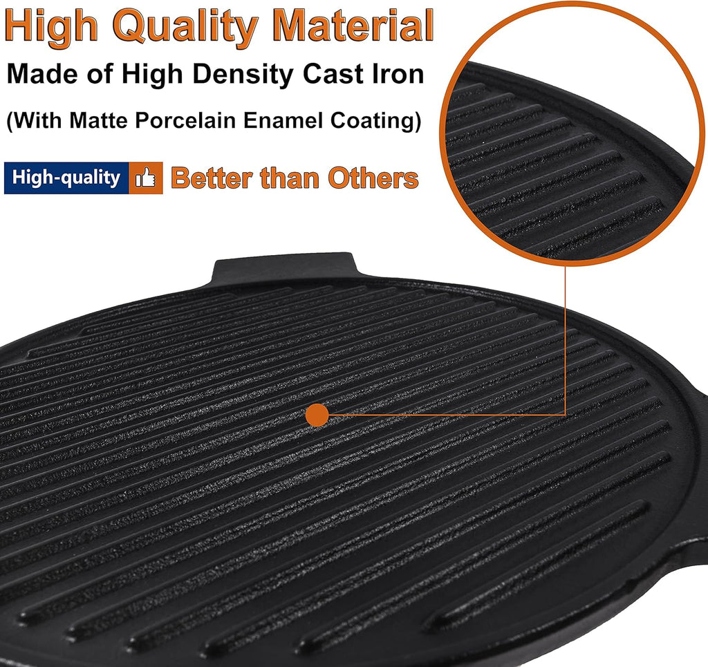 Cast Iron Plate Setter for 18 Inches Diameter Cooking Grills L399539