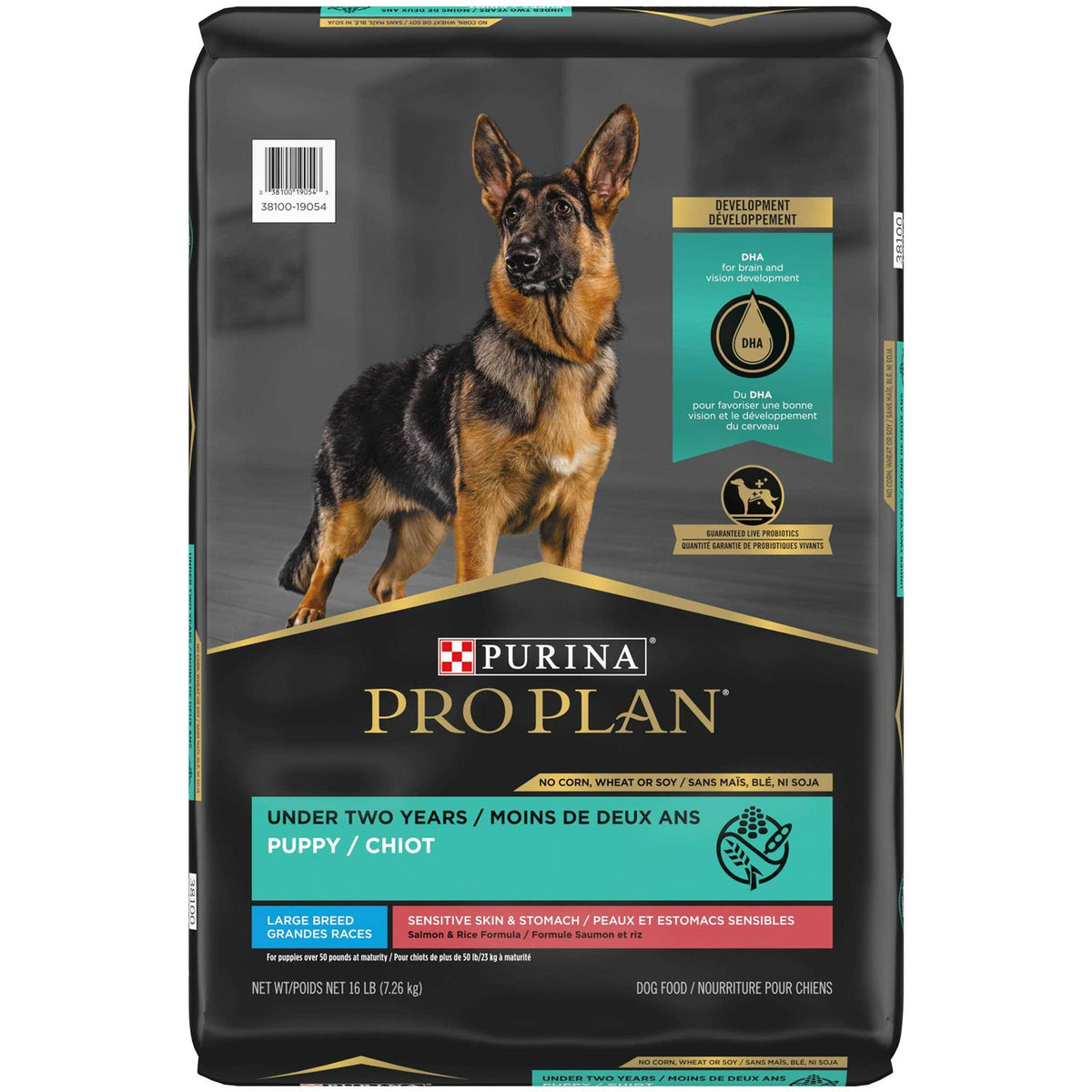 Salmon Rice Large Breed Dry Puppy Food X383125