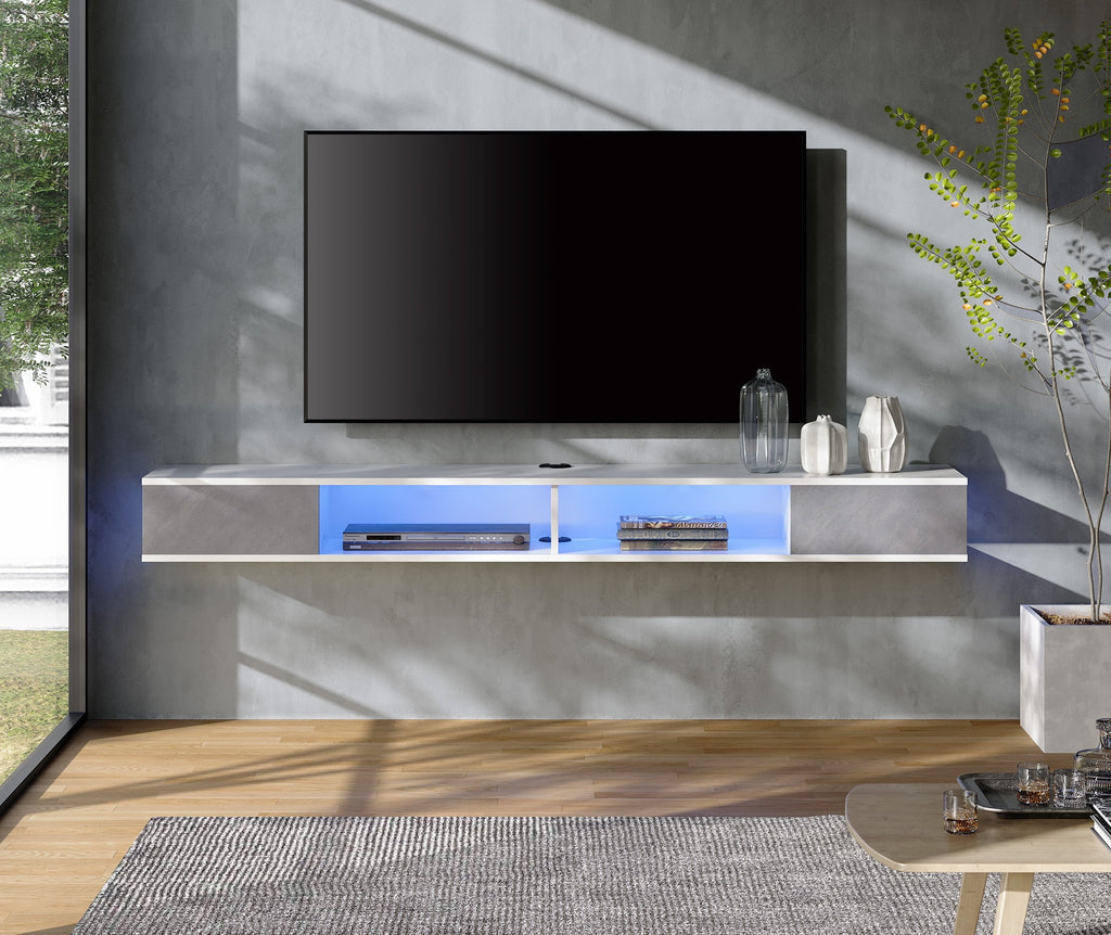 70in Floating TV Stand Media Console O4533