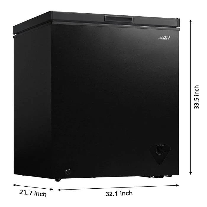 7 Cu ft Black Chest Freezer V38977