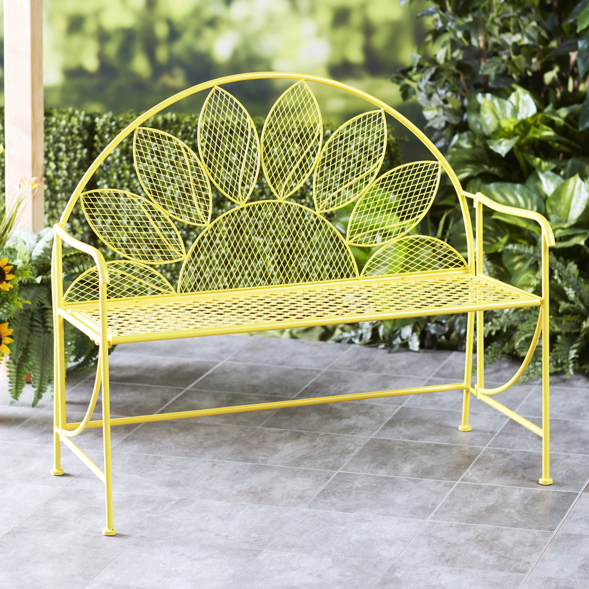 Outdoor Metal Bench X9754